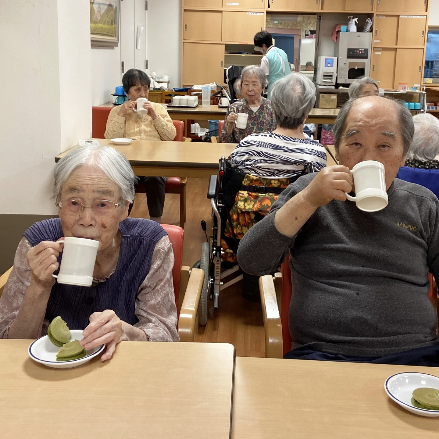 リハ体操＆梅ジュース🥤