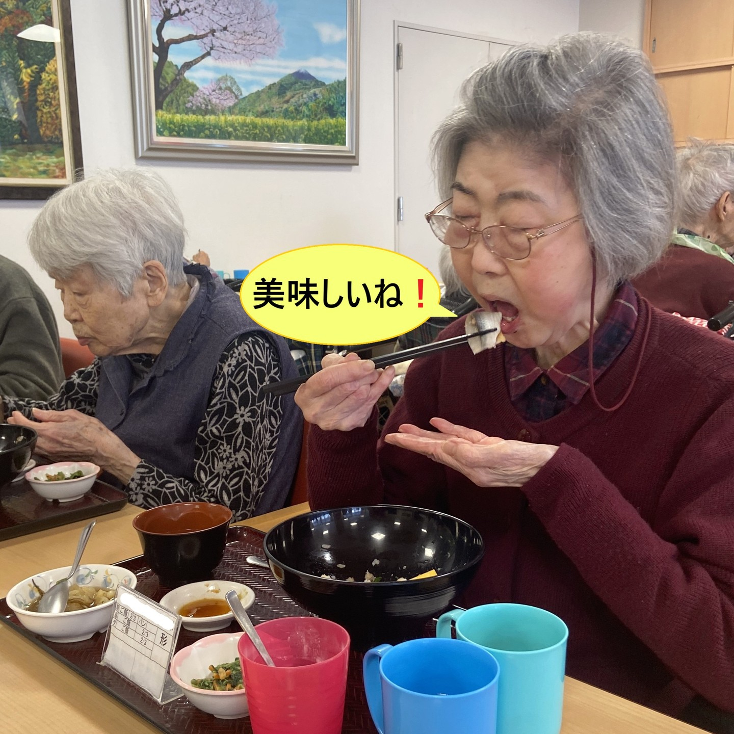 【海の恵み丼】特別食～♬