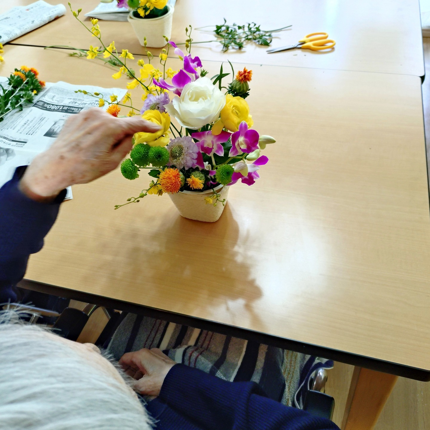 【フラワーアレンジメント　4月】