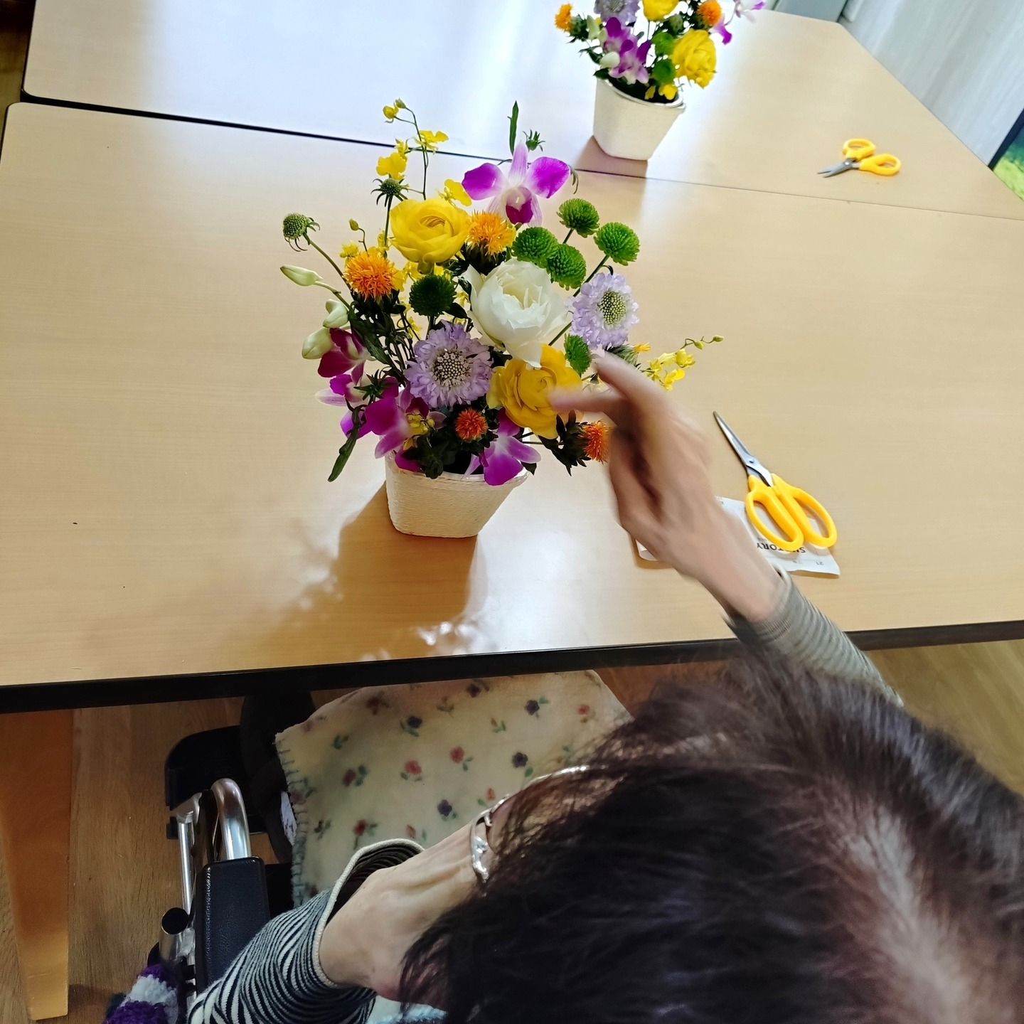 【フラワーアレンジメント　4月】