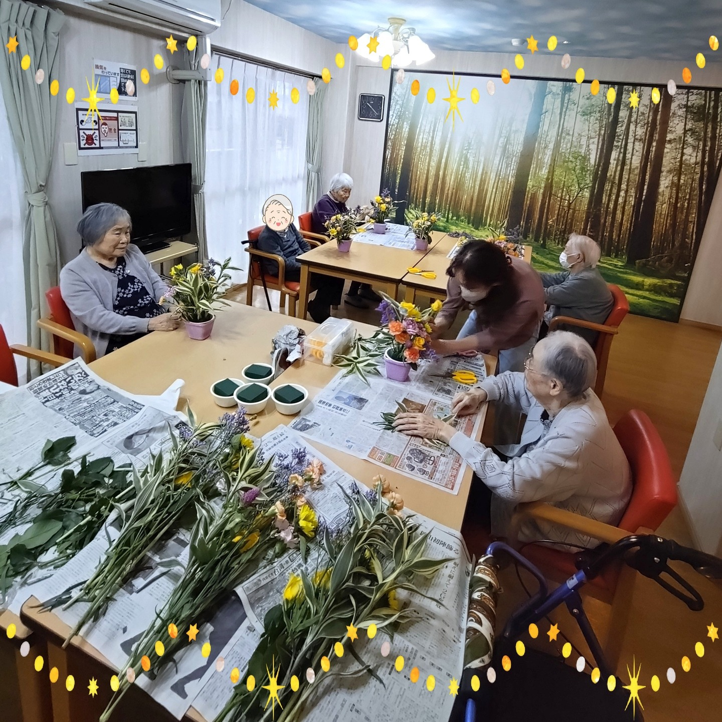 【フラワーアレンジメント】