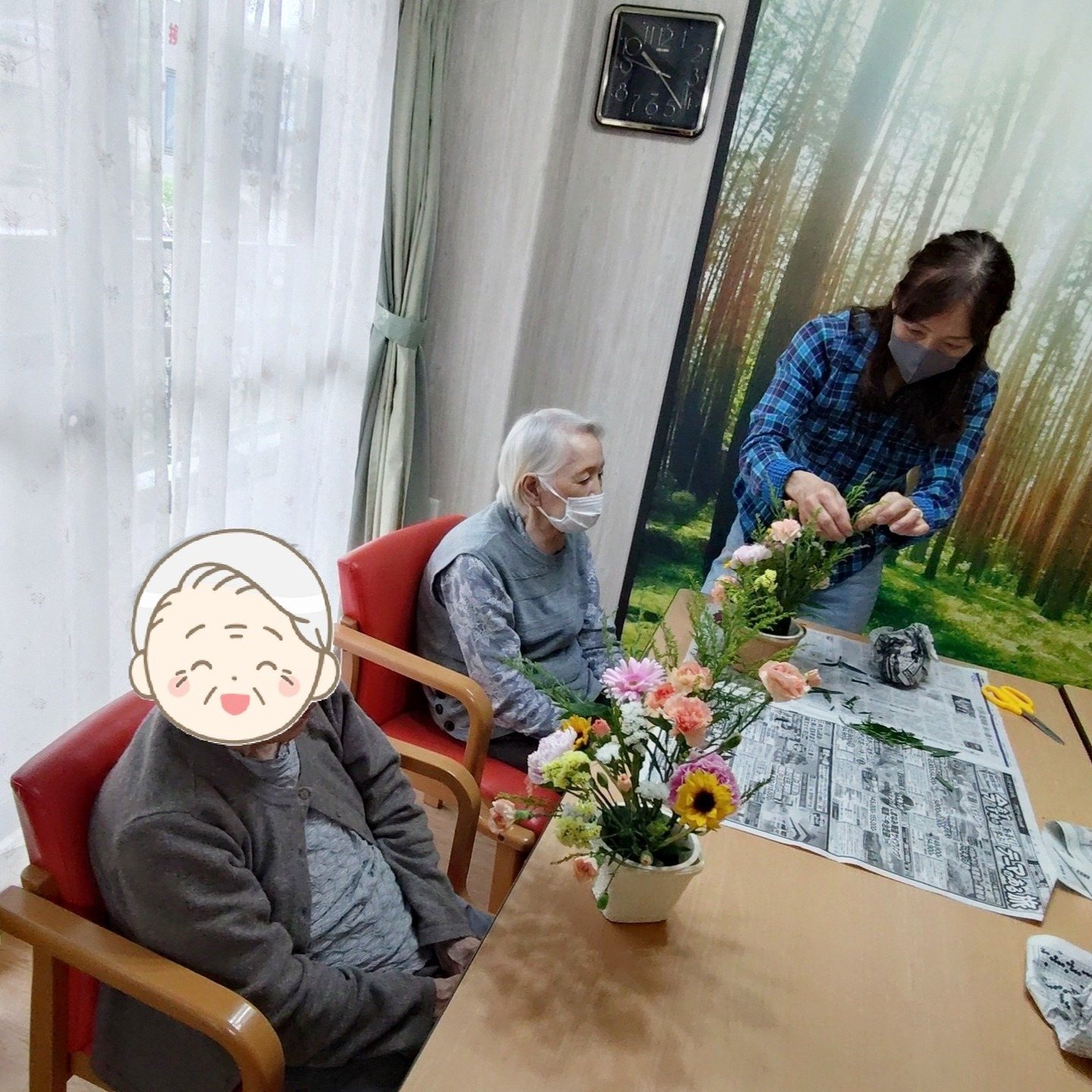 【フラワーアレンジメント】