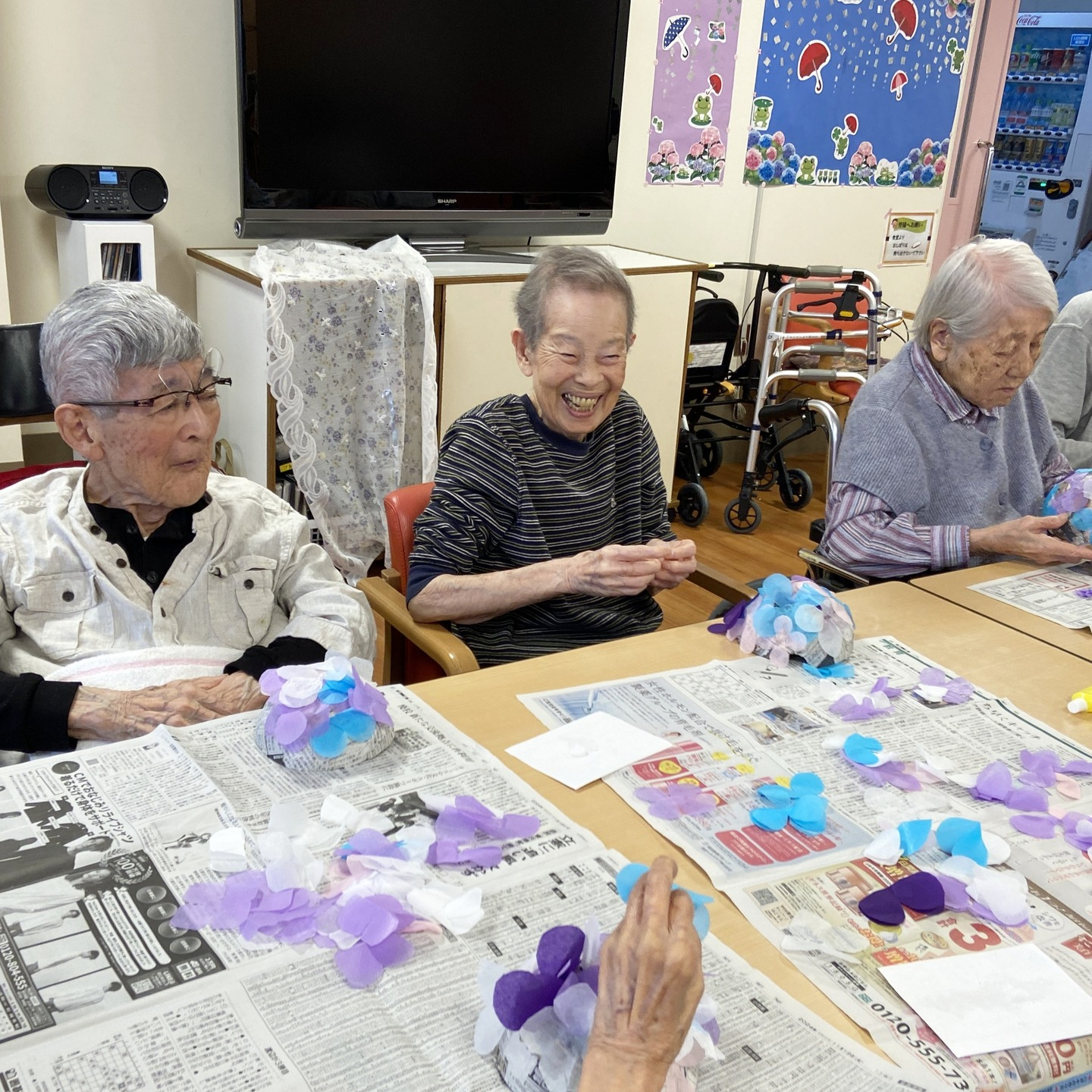 【紫陽花作り】