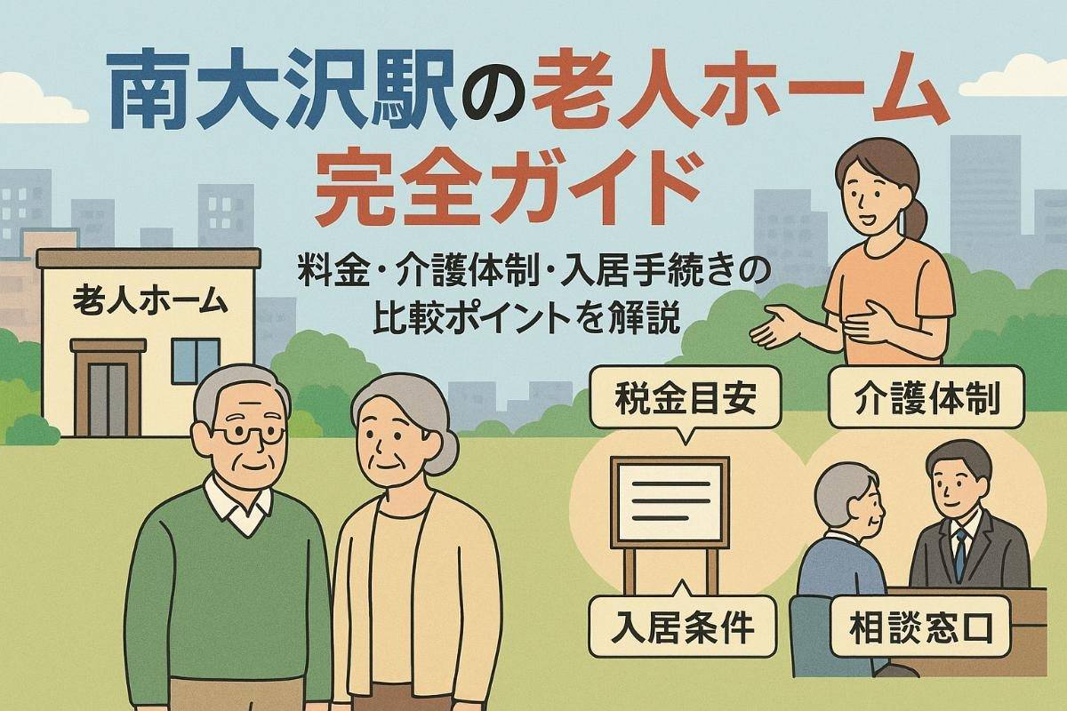 南大沢駅の老人ホーム比較と選び方完全ガイド｜料金・介護体制・入居手続きのポイント