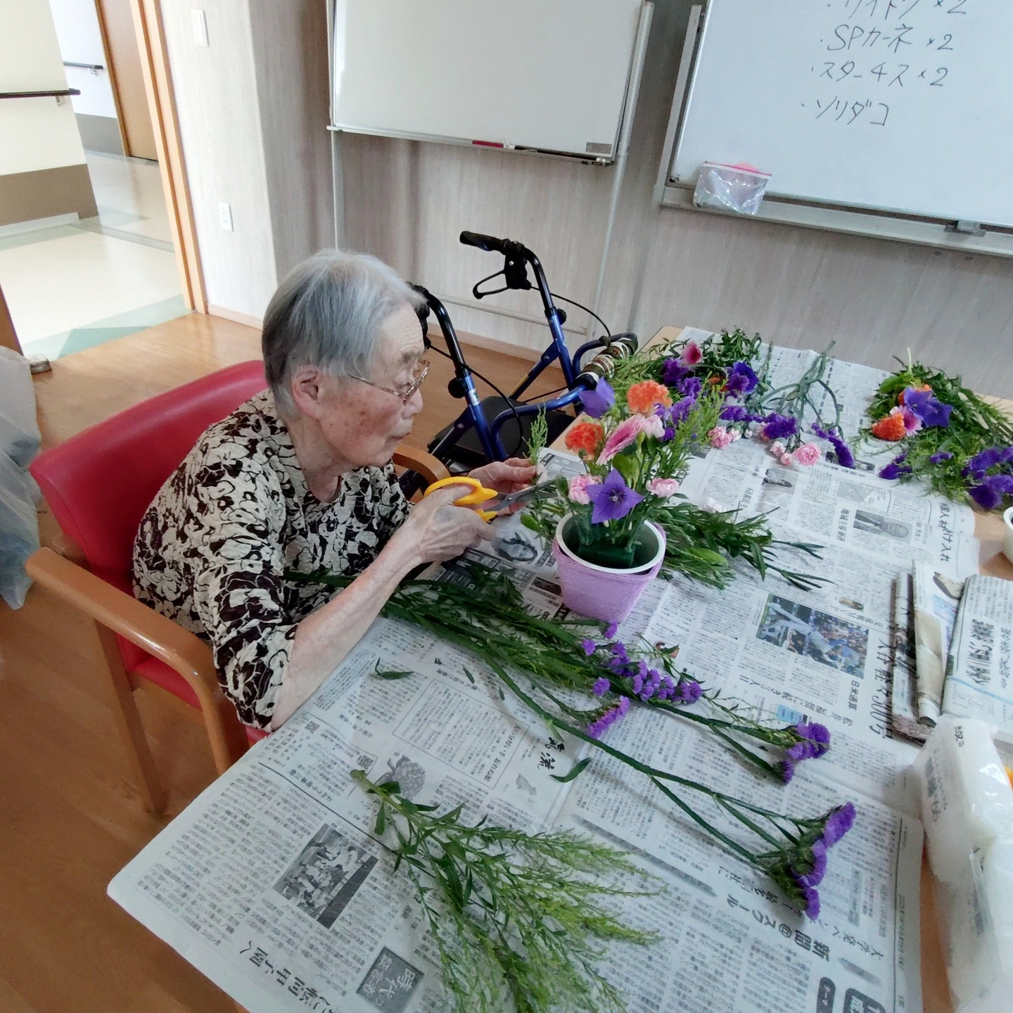 【フラワーアレンジメント】7月