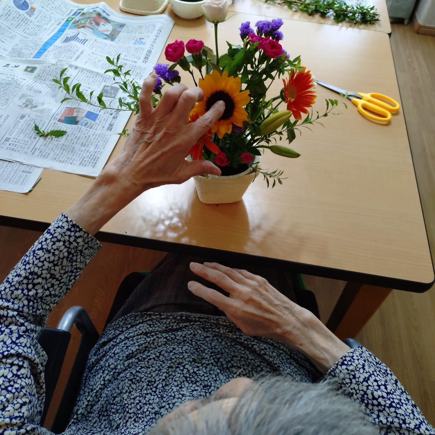 【フラワーアレンジメント💐８月】