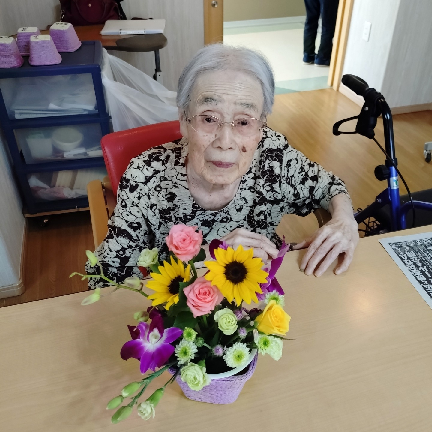 【フラワーアレンジメント💐８月】