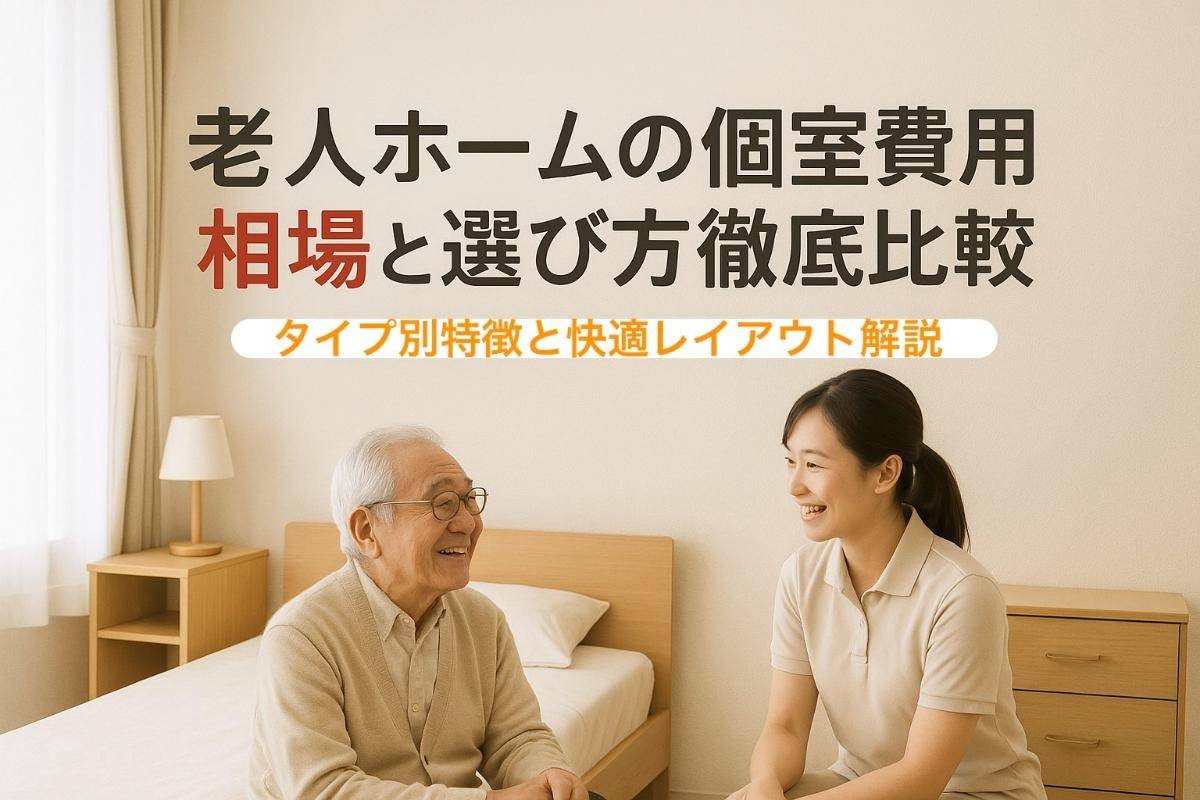 老人ホームの個室費用相場と選び方徹底比較！タイプ別特徴と快適レイアウト解説