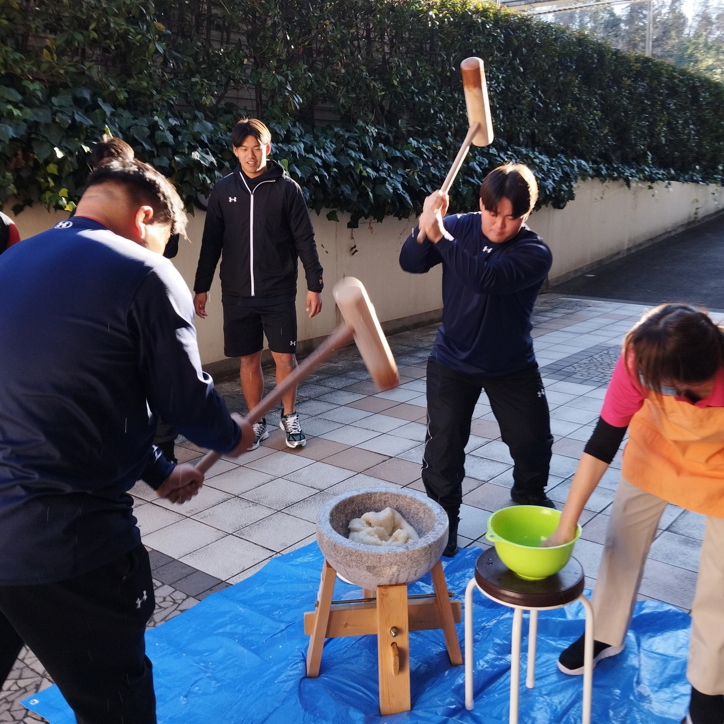 【餅つき会】