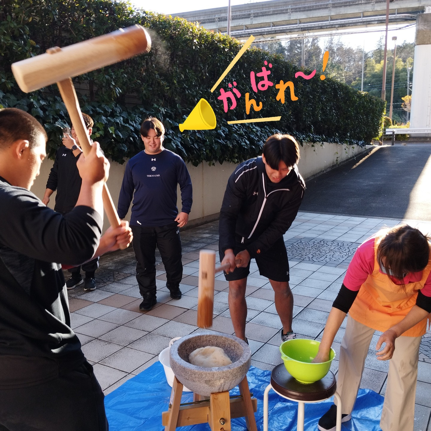 【餅つき会】