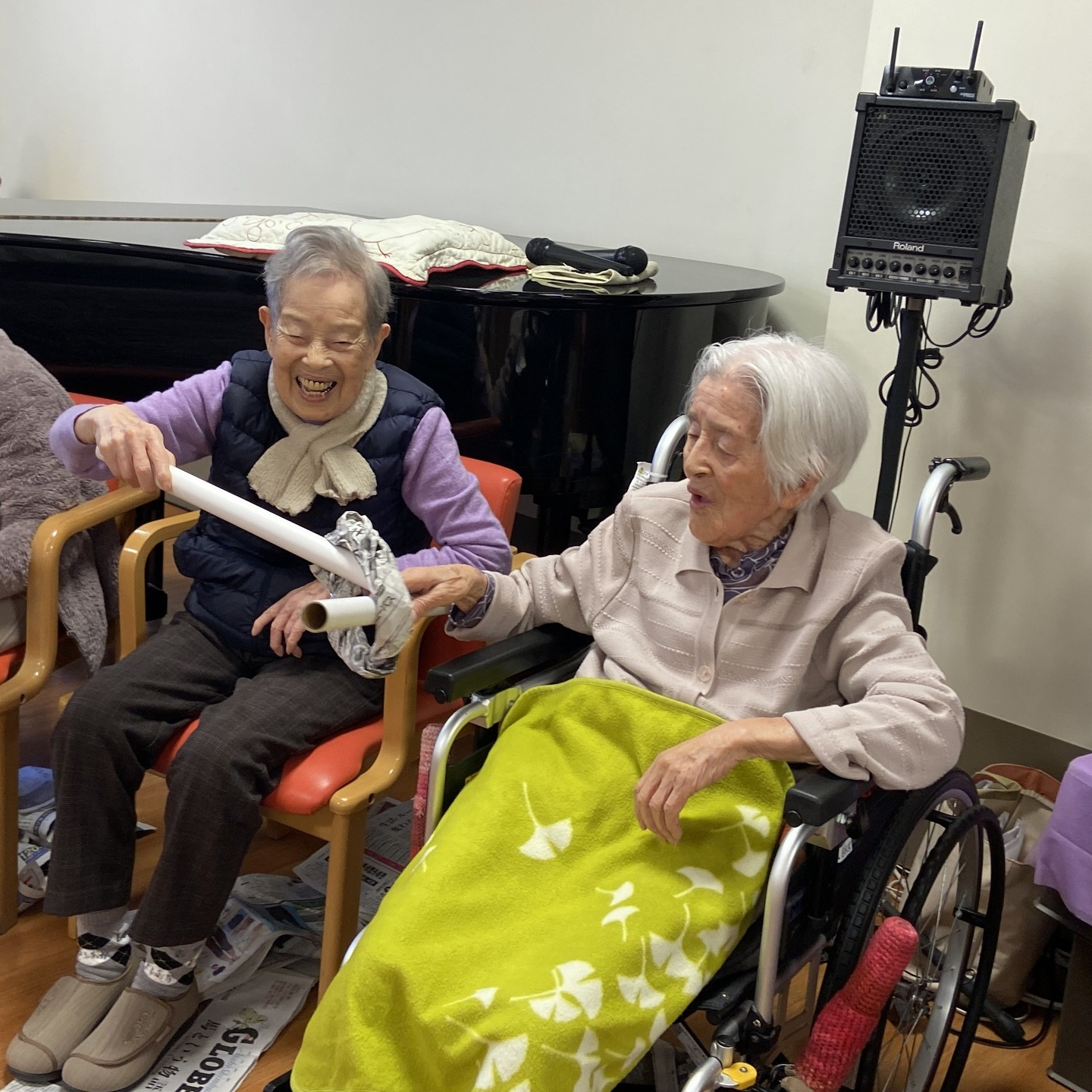 【新聞で遊ぼう！レク開催】