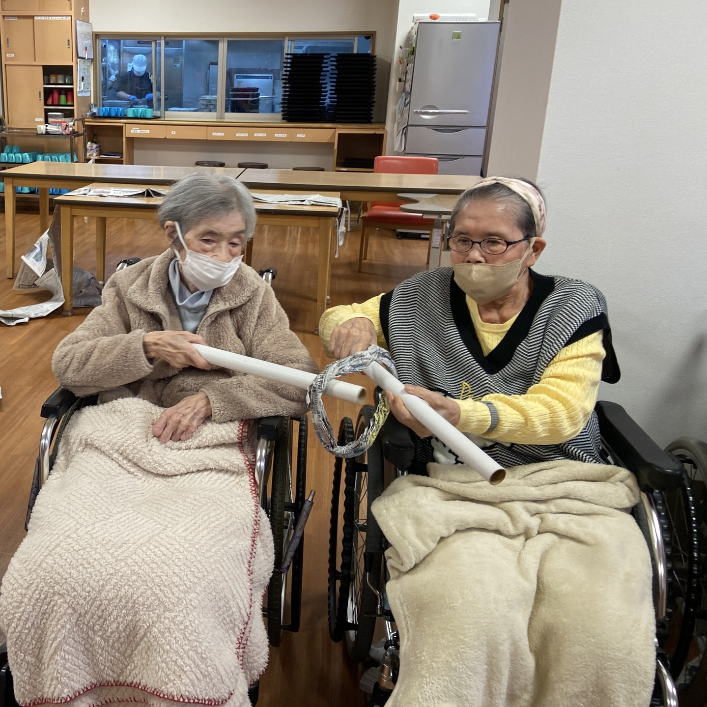 【新聞で遊ぼう！レク開催】