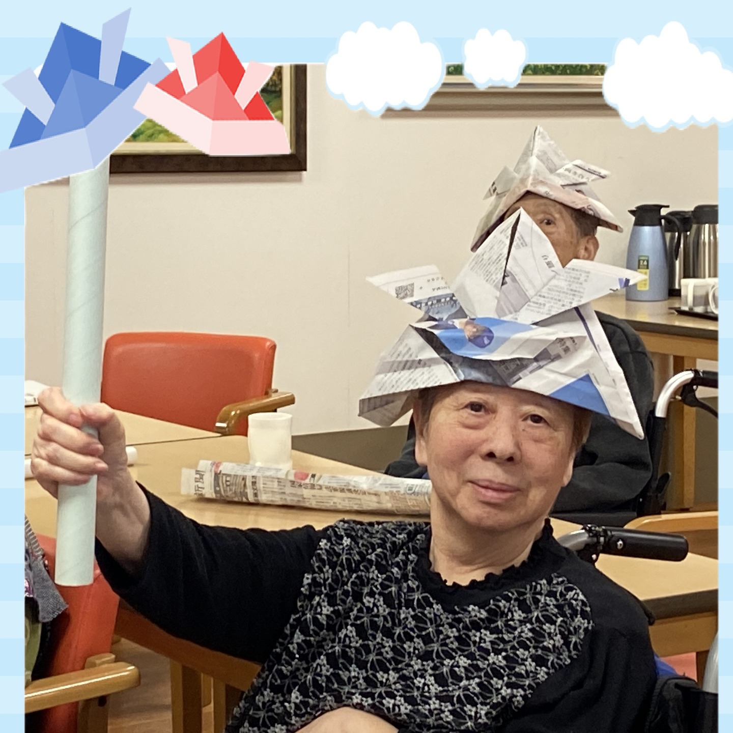 【新聞で遊ぼう！レク開催】