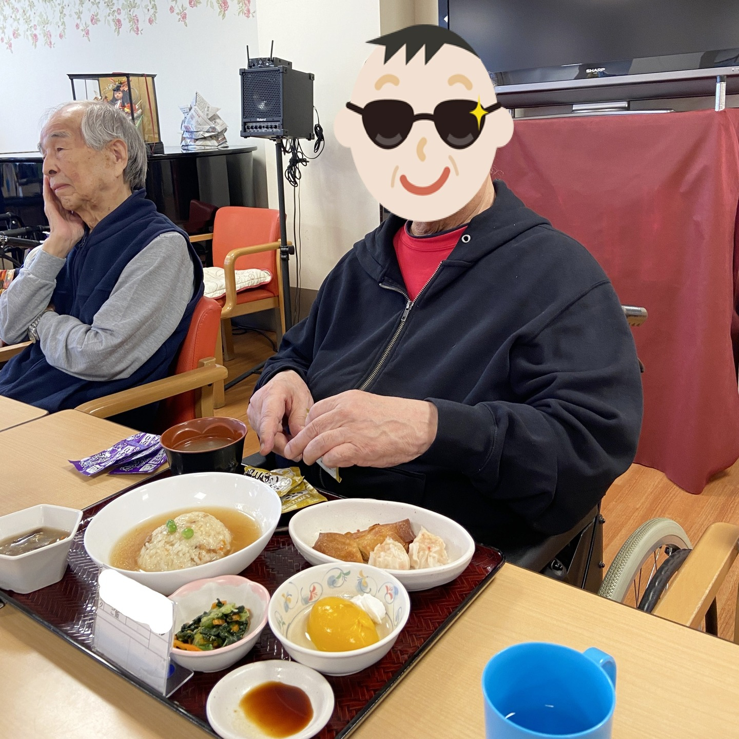 【お楽しみ昼食♬】