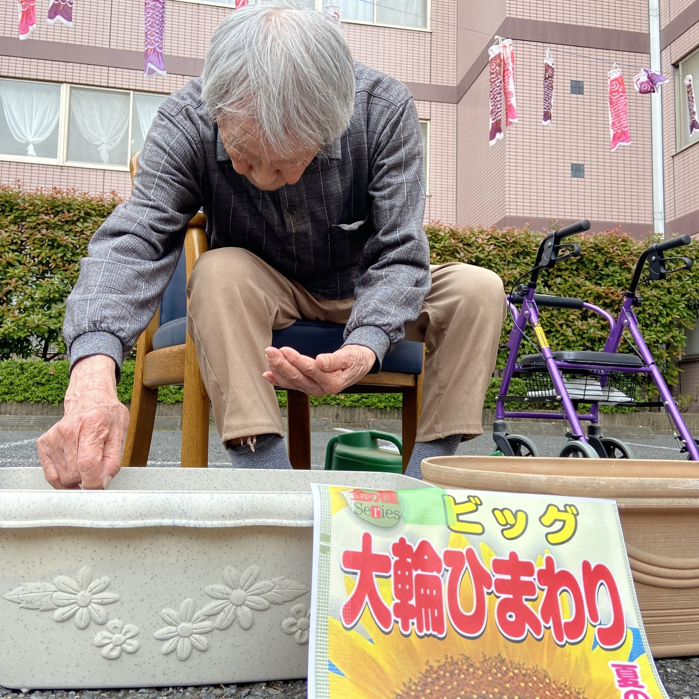 【夏に向けて　種まき！】