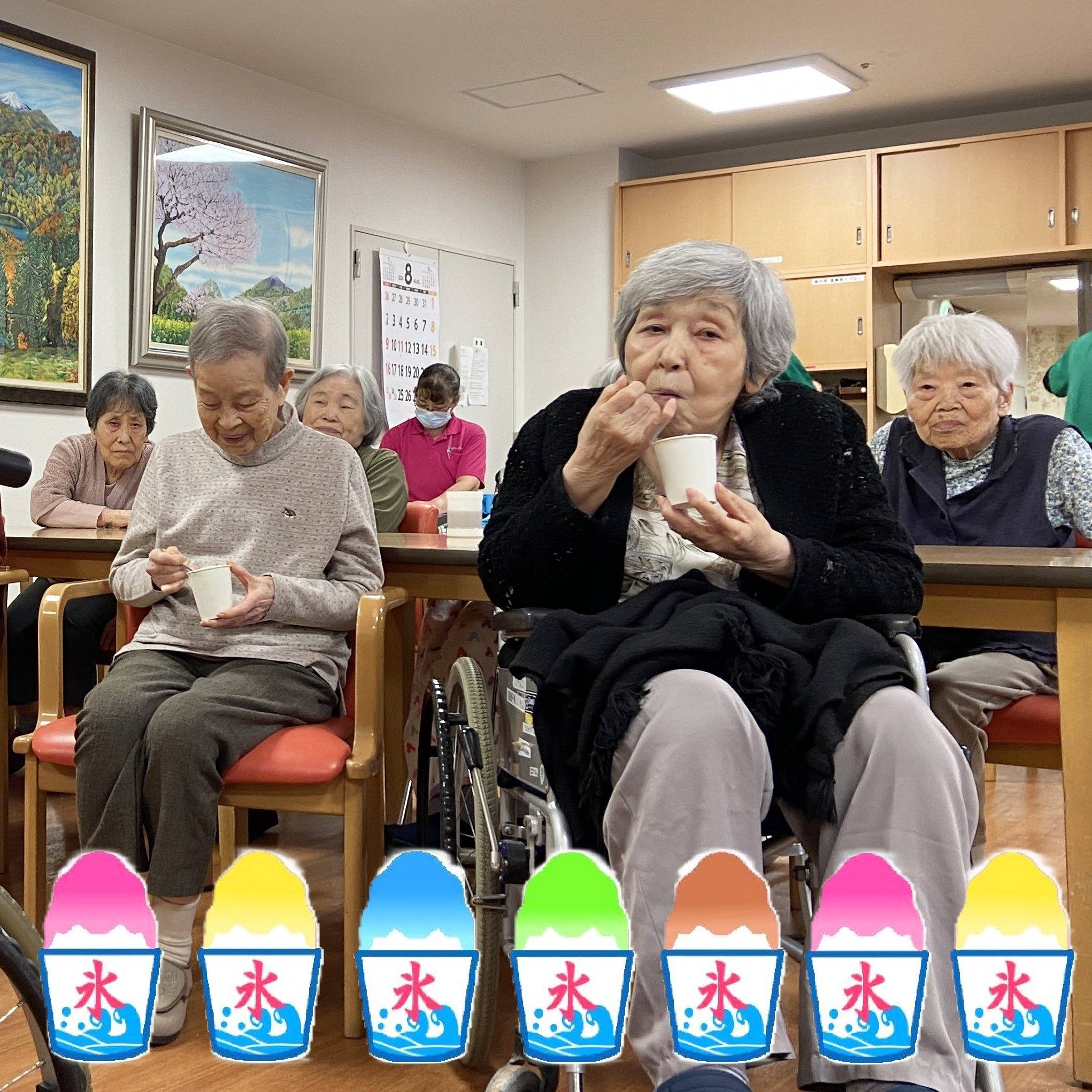 【夏祭りの映像鑑賞】